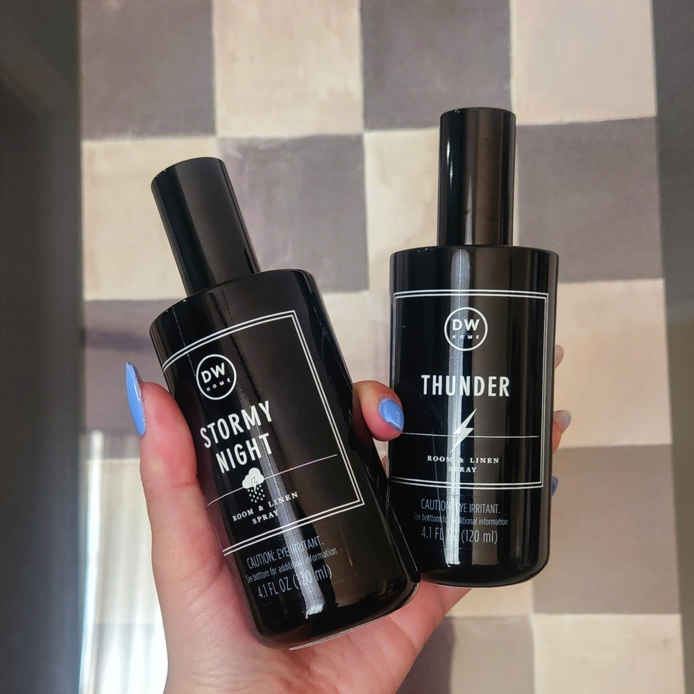 DW Home Black STROMY NIGHTS+THUNDER Room Spray Duo